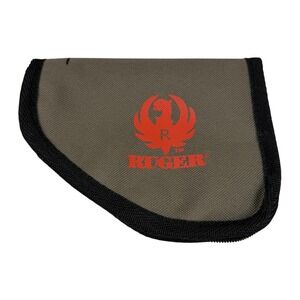 Ruger LCP Accessory Box Pouch Manual Lock Set Olive Black Red Logo